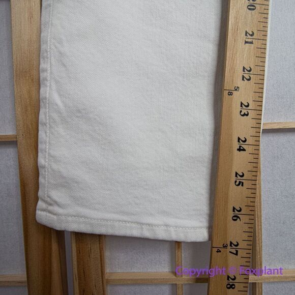 NEW Madewell The High-Rise Perfect Vintage Jean in Tile White, 26 - Picture 6 of 13